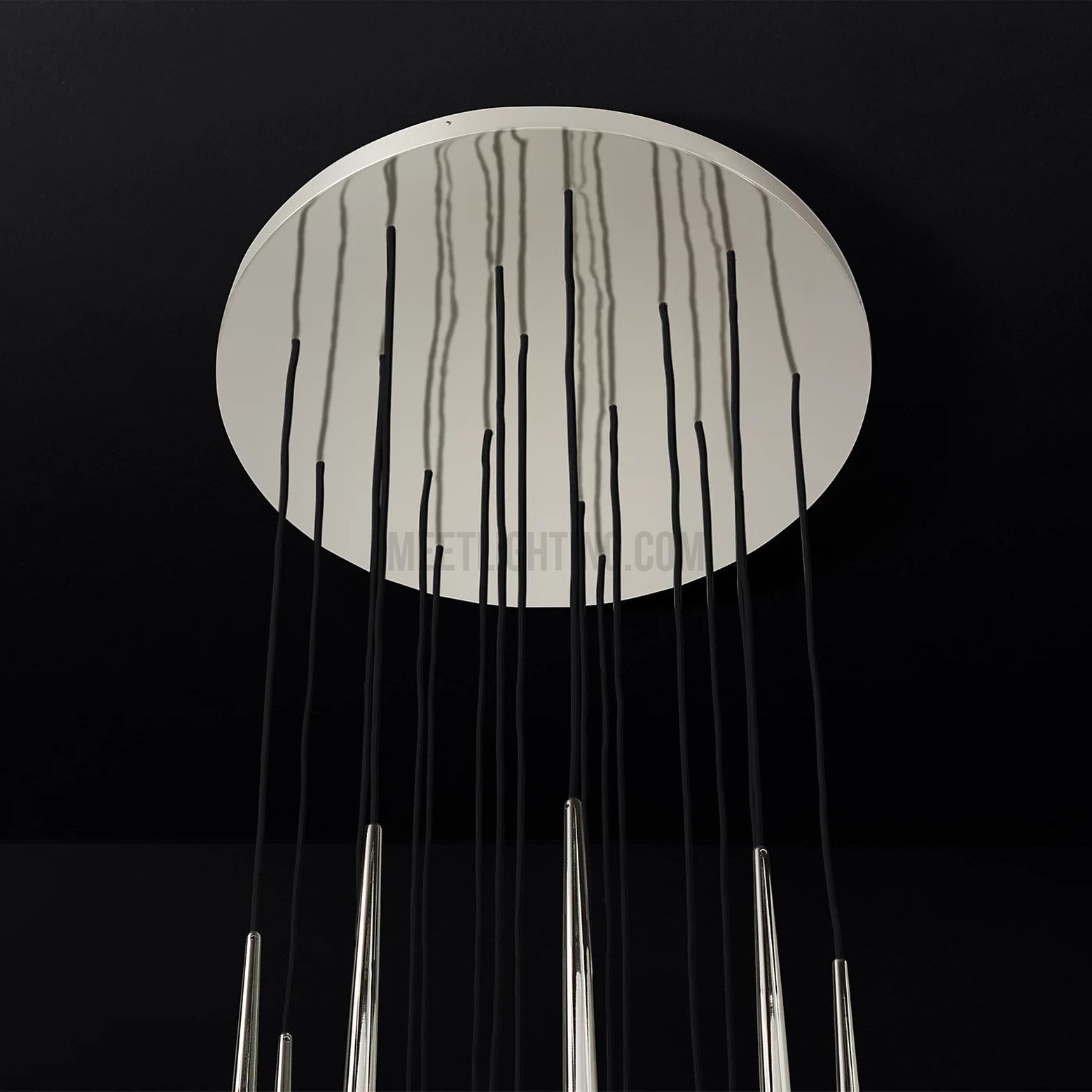 Aquitance Round Chandelier 30"-MEET LIGHTING
