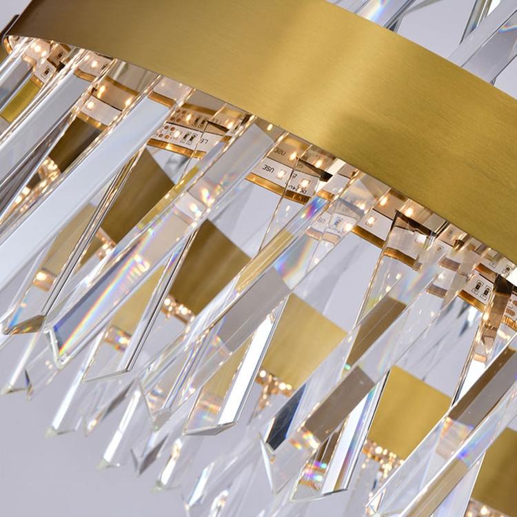 Arsen Crystal Round Chandelier-MEET LIGHTING