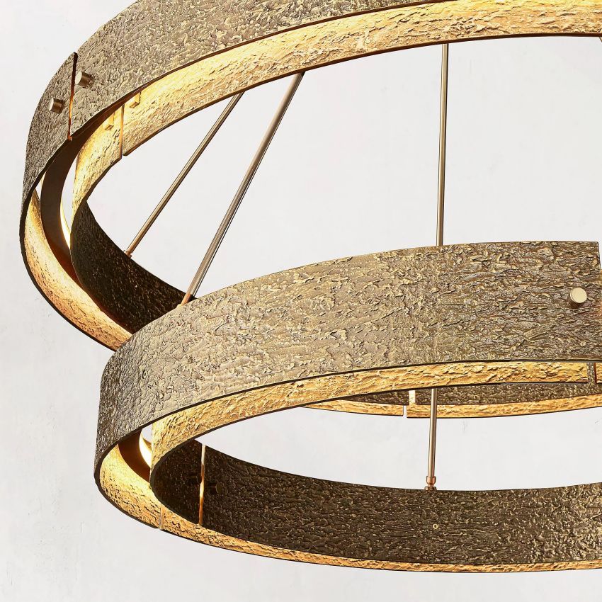 Vouvray 2-Tier Round Chandelier 60"-MEET LIGHTING