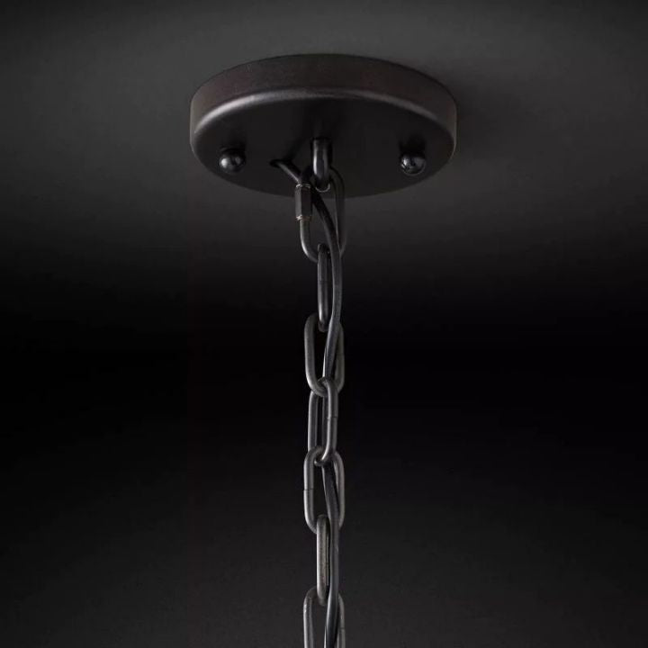 Harlow Crystal Round Chandelier 19"