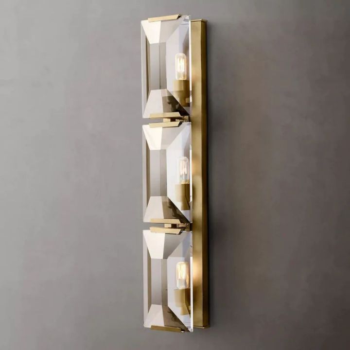 Harlow  Crystal Triple Wall Sconce