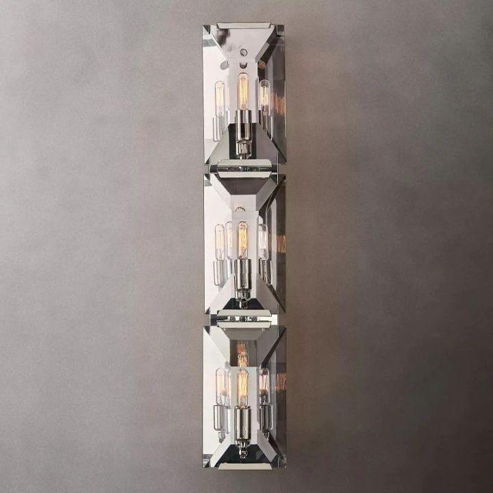 Harlow  Crystal Triple Wall Sconce