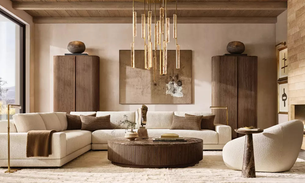 Audubon Round Chandelier  56"D