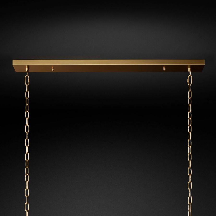 San Marco Rectangle Chandelier 54" 72"-MEET LIGHTING