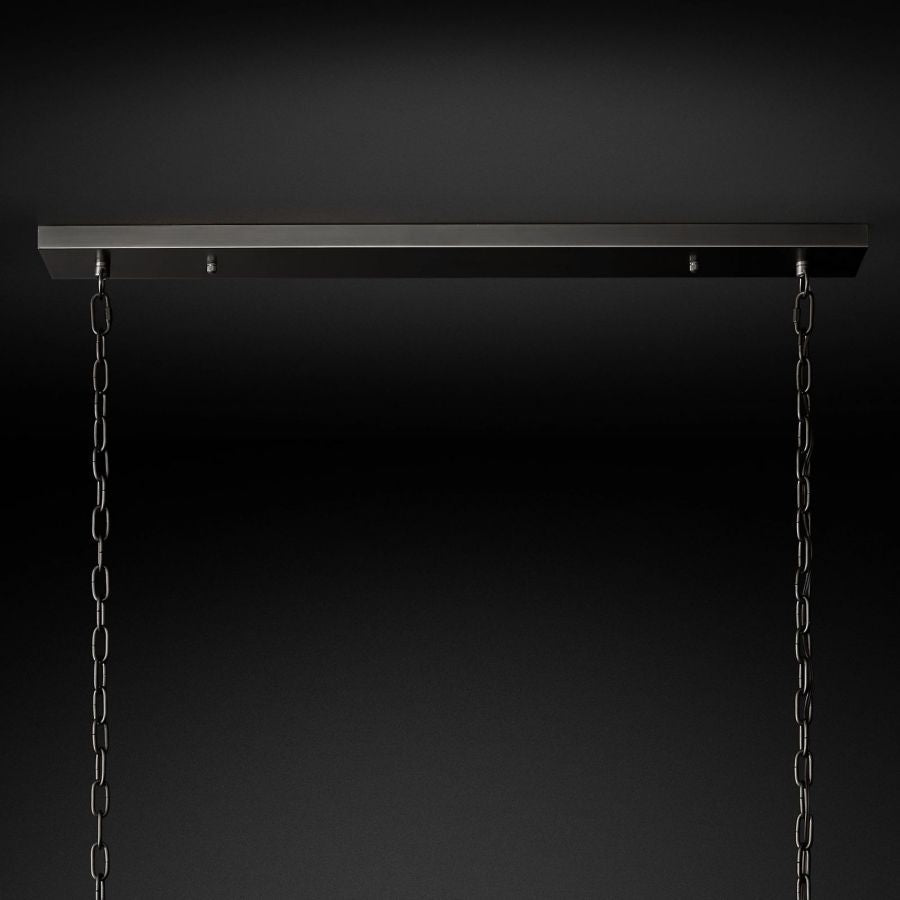 San Marco Rectangle Chandelier 54" 72"-MEET LIGHTING