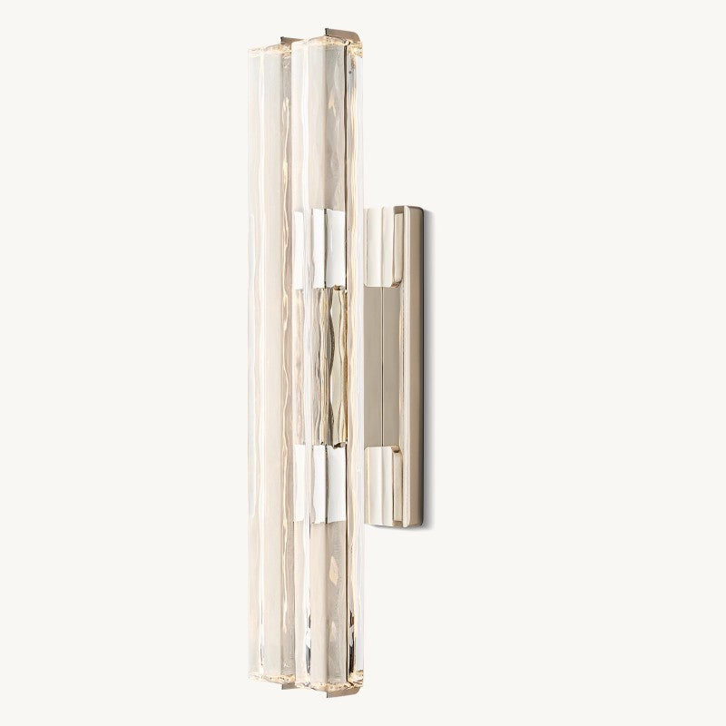 Audon Sculpt Crystal Double Wall Sconce