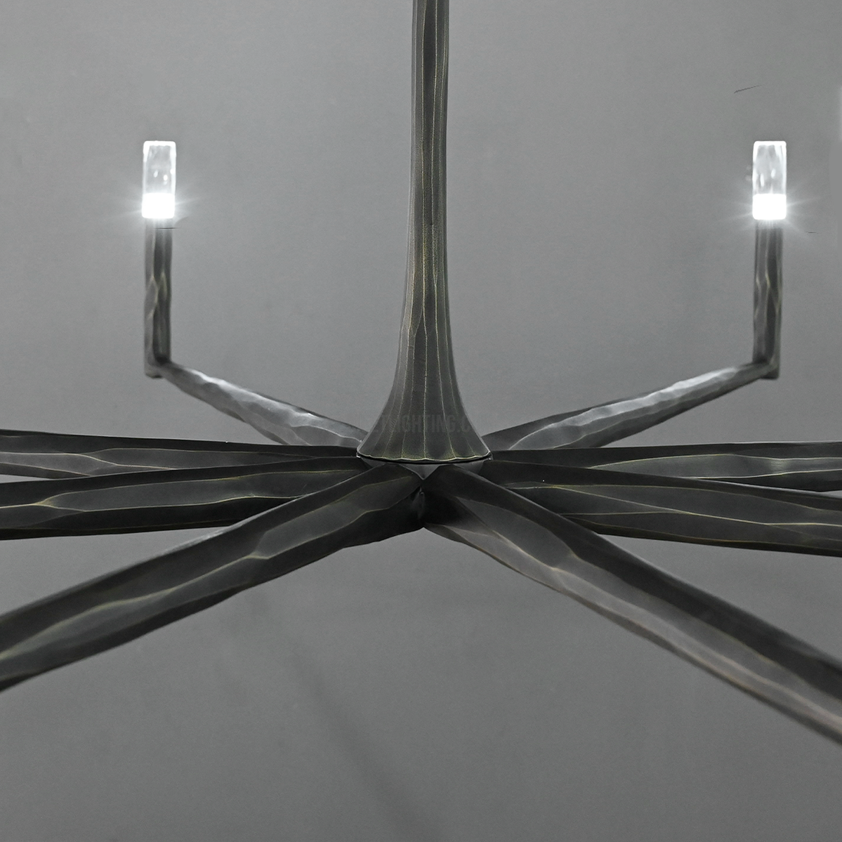 Thaddeus Forged Round Chandelier 36" 48” 60” 72”-MEET LIGHTING