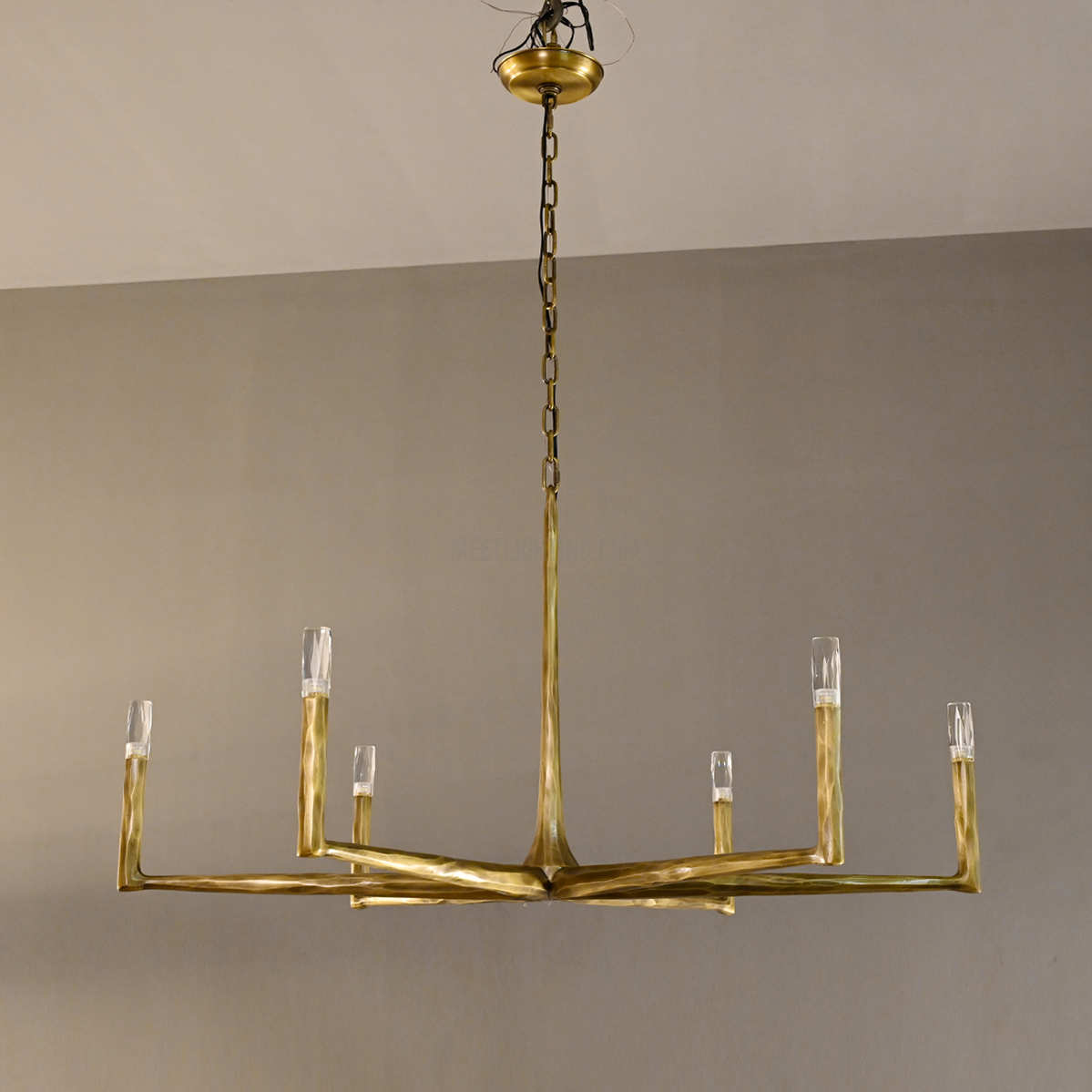 Thaddeus Forged Round Chandelier 36" 48” 60” 72”-MEET LIGHTING