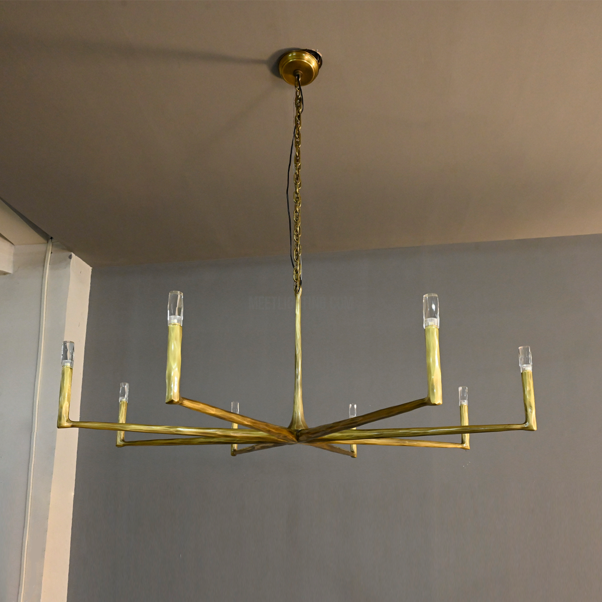 Thaddeus Forged Round Chandelier 36" 48” 60” 72”-MEET LIGHTING