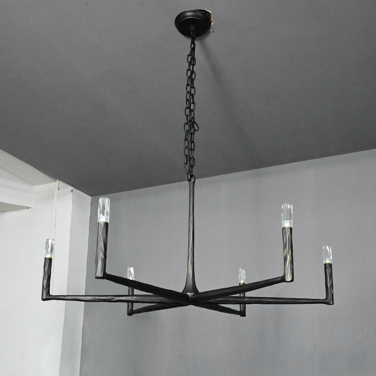 Thaddeus Forged Round Chandelier 36" 48” 60” 72”-MEET LIGHTING