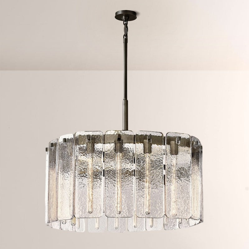 Camette Glass Round Chandelier 36"D