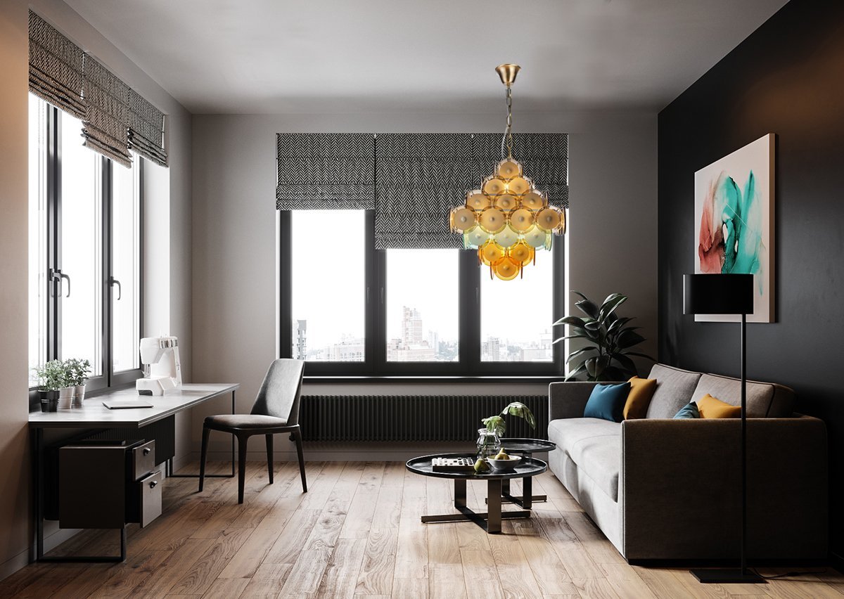 Bettina Round Chandelier-MEET LIGHTING