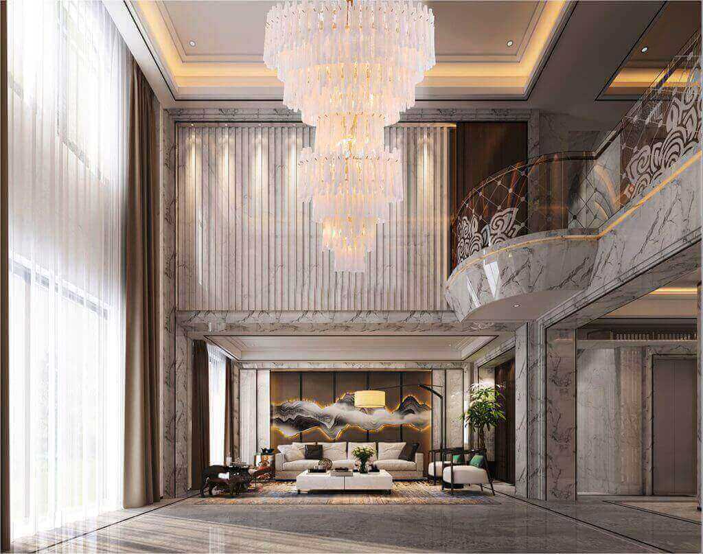 Blanche Tiered Chandelier-MEET LIGHTING