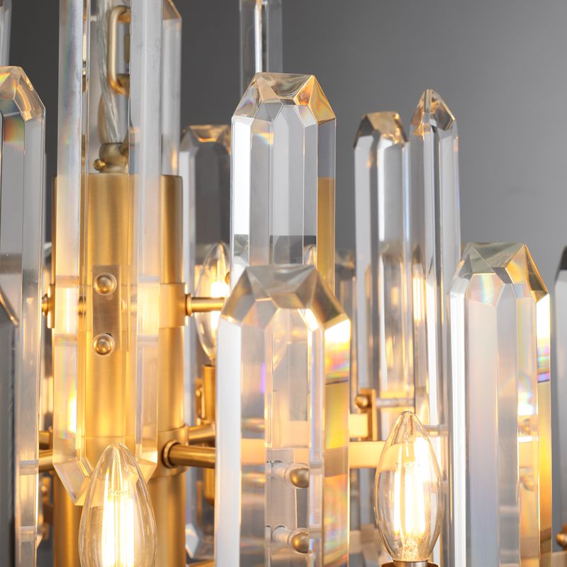 Bonnington Rectangular chandelier 54” 72"-Momo Lighting