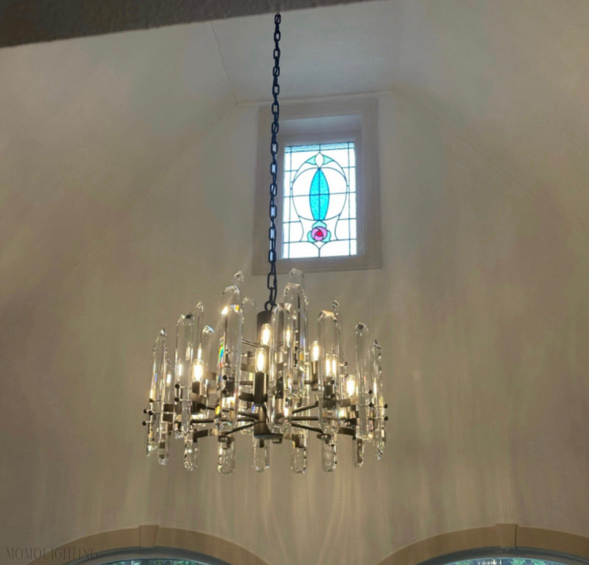 Bonnington Rectangular chandelier 54” 72"-Momo Lighting