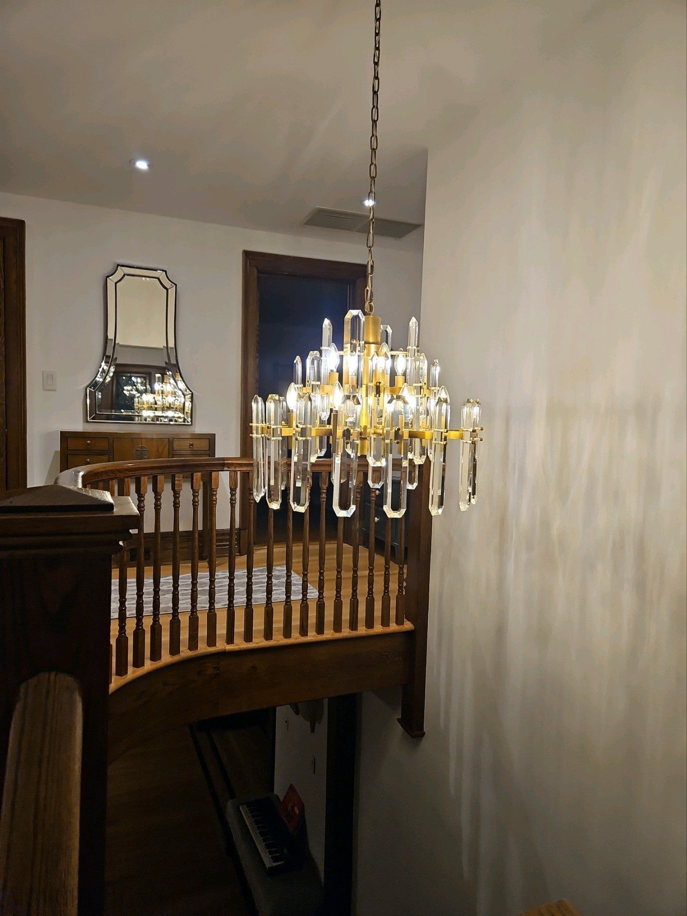 Bonnington Rectangular chandelier 54” 72"-Momo Lighting