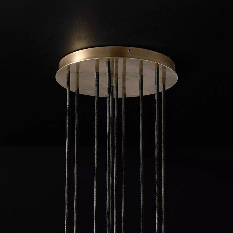 Boule Glass Round Cluster Chandelier 14"-MEET LIGHTING