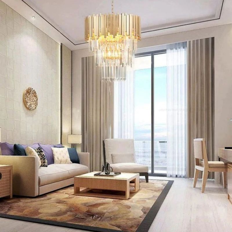 Bourbons Antoine Crystal Round Chandelier-MEET LIGHTING
