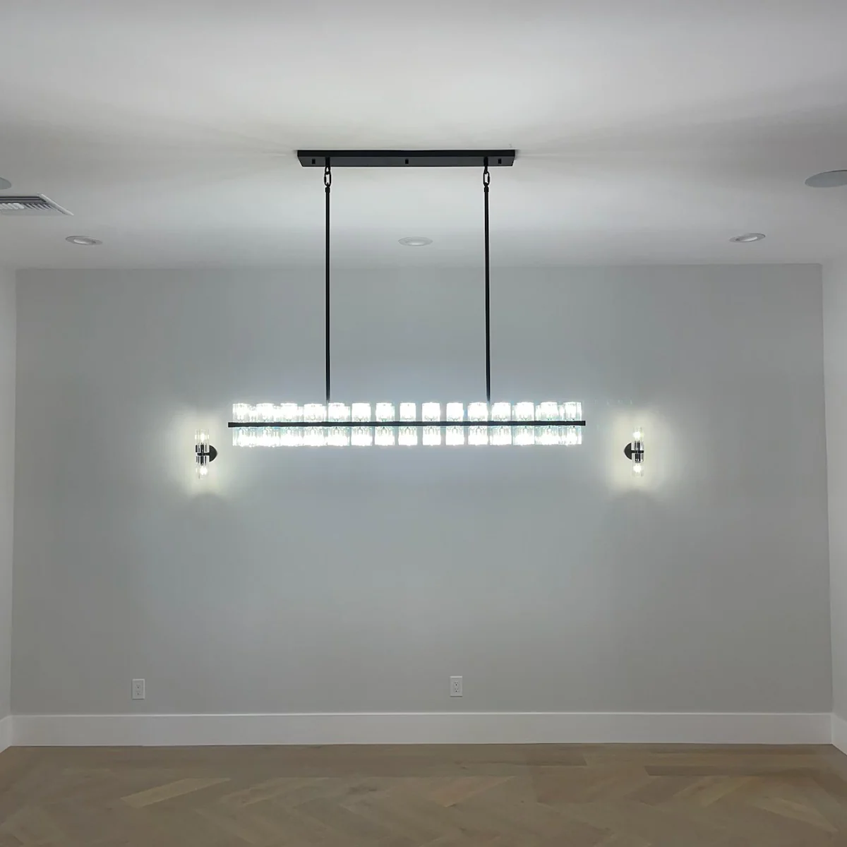 Arcachon Rectangle Chandelier-MEET LIGHTING