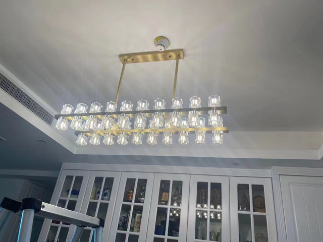 Arcachon Rectangle Chandelier-MEET LIGHTING