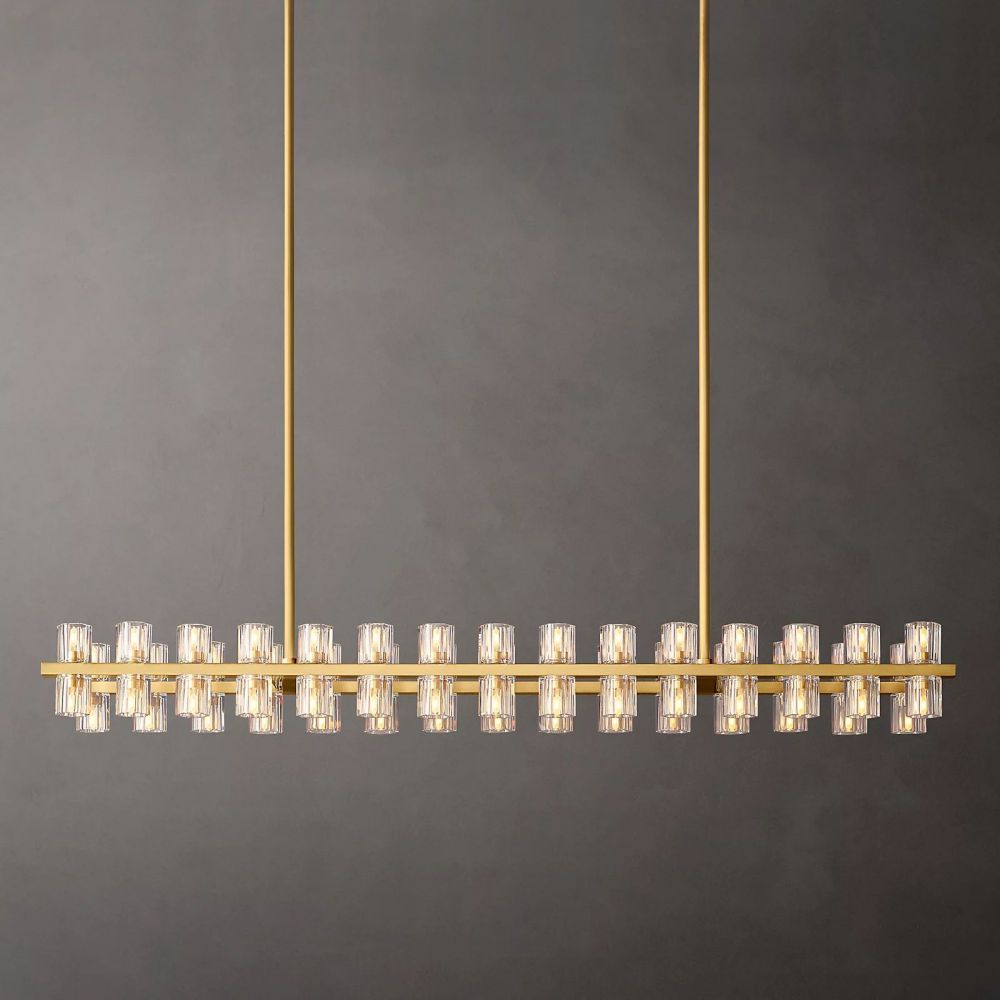 Arcachon Rectangle Chandelier-MEET LIGHTING