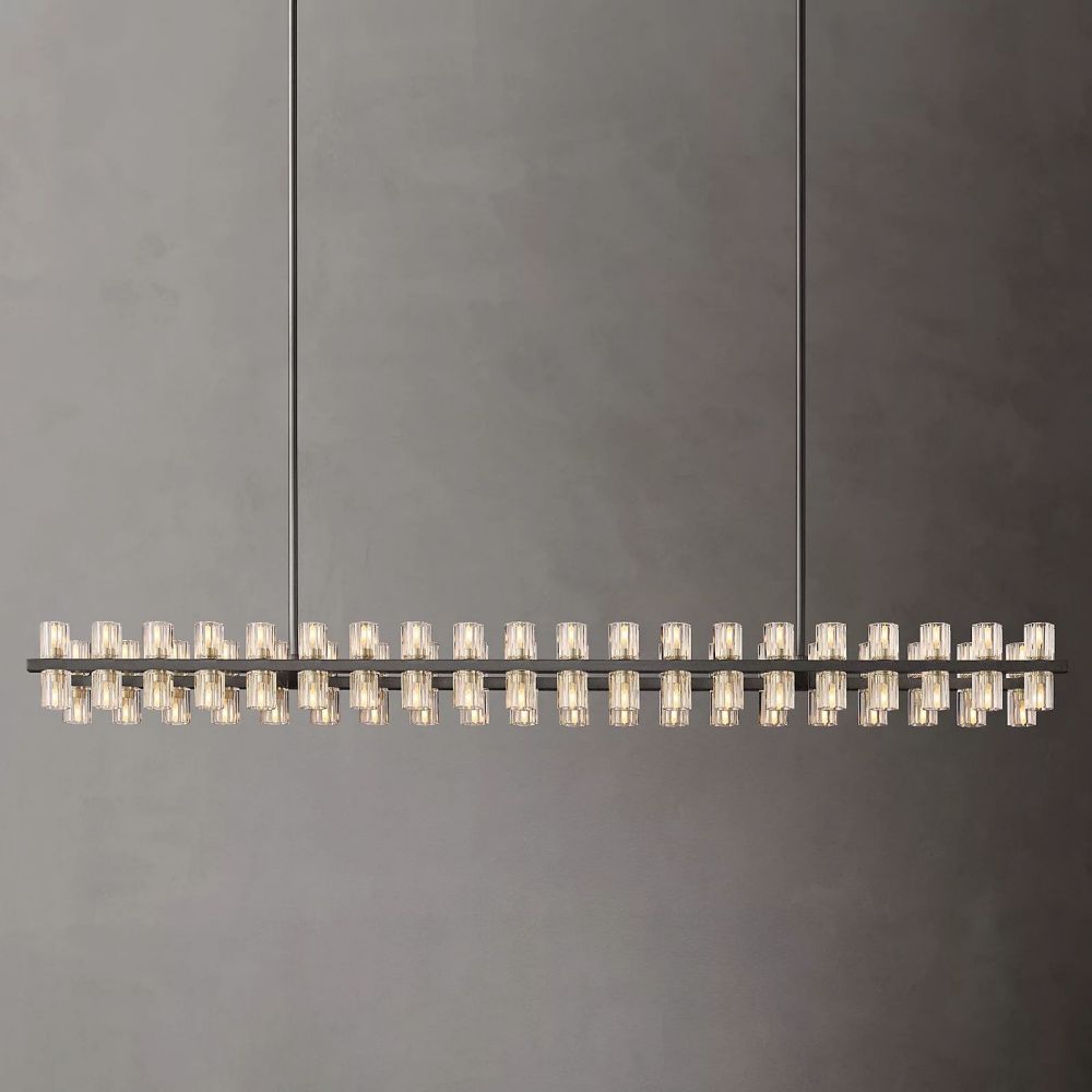 Arcachon Rectangle Chandelier-MEET LIGHTING