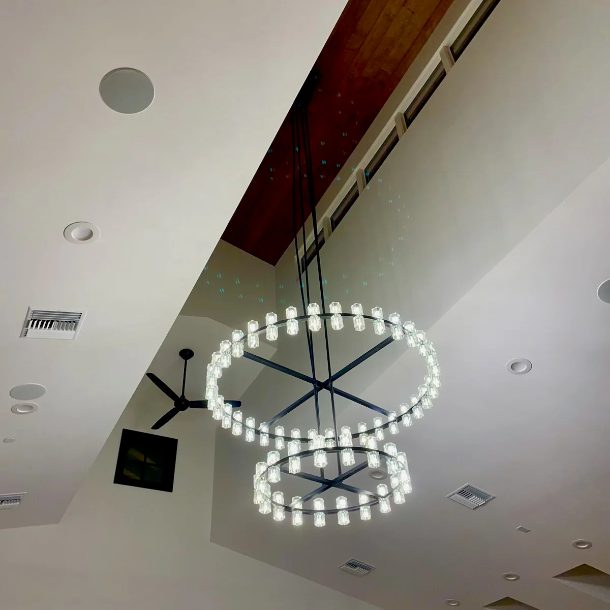 Arcachon Round Crystal Chandelier For Living Room Dining Room-MEET LIGHTING