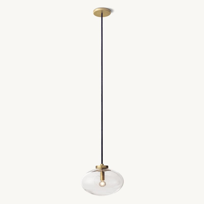 Cabrette Clear Glass Pendant