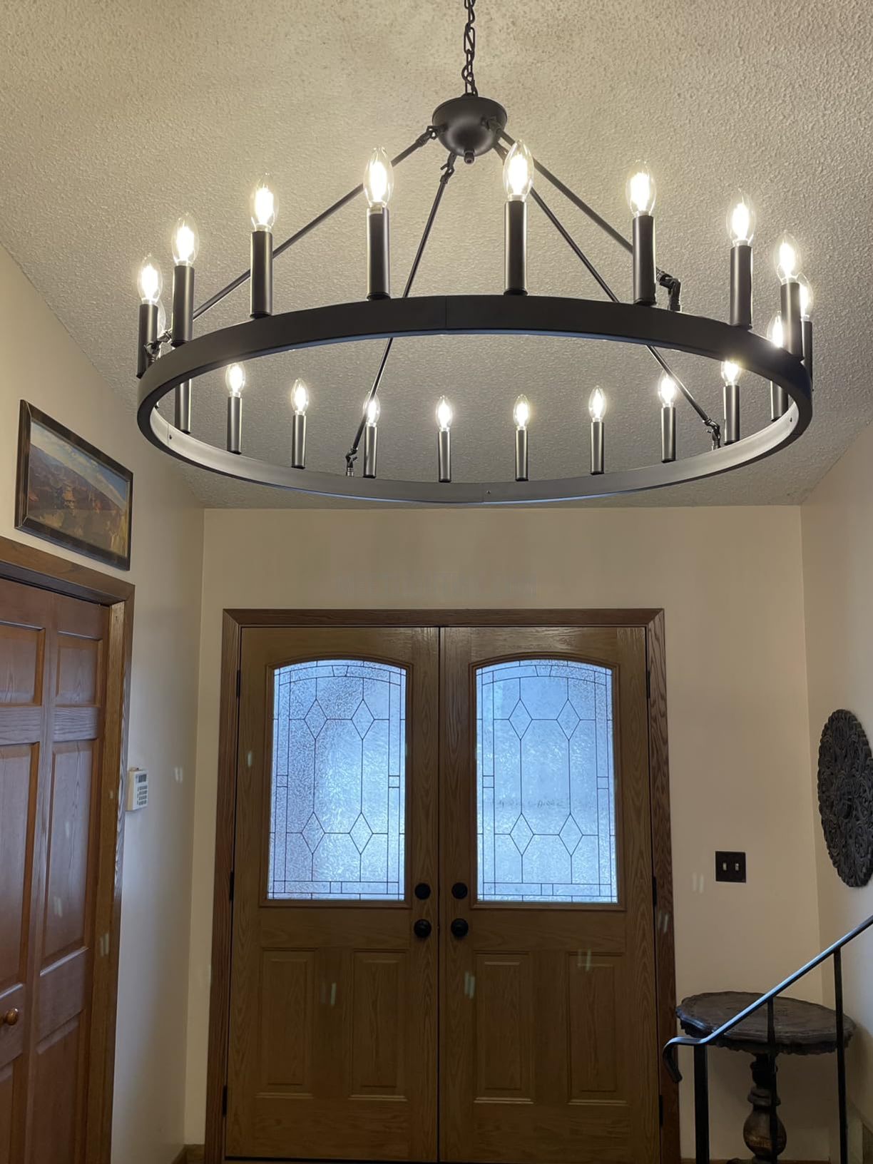 Camino Vintage Candelabra Round Chandelier 73" 63" 50" 38" 26"-MEET LIGHTING