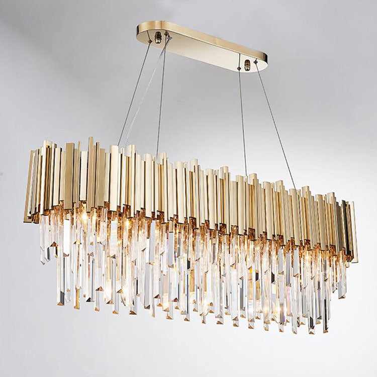 Candi Crystal Chandelier for Dining Room-MEET LIGHTING