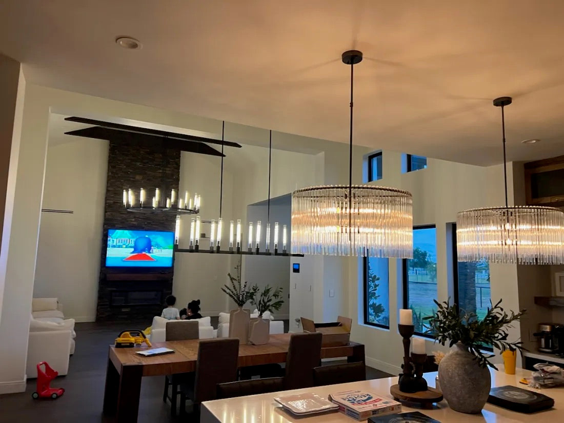 Cannel Round Chandelier 60"-MEET LIGHTING