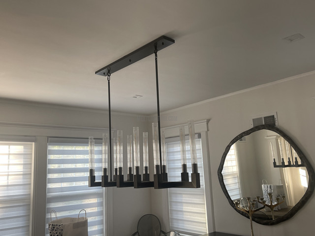 Cannele Linear Chandelier 55"-MEET LIGHTING