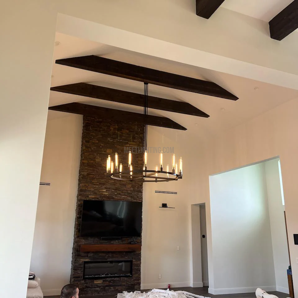 Cannele Round Chandelier 60"-MEET LIGHTING