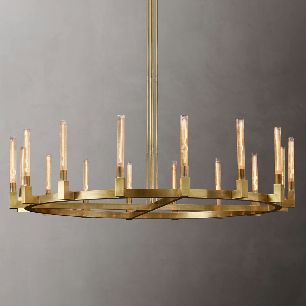 Cannel Round Chandelier-MEET LIGHTING