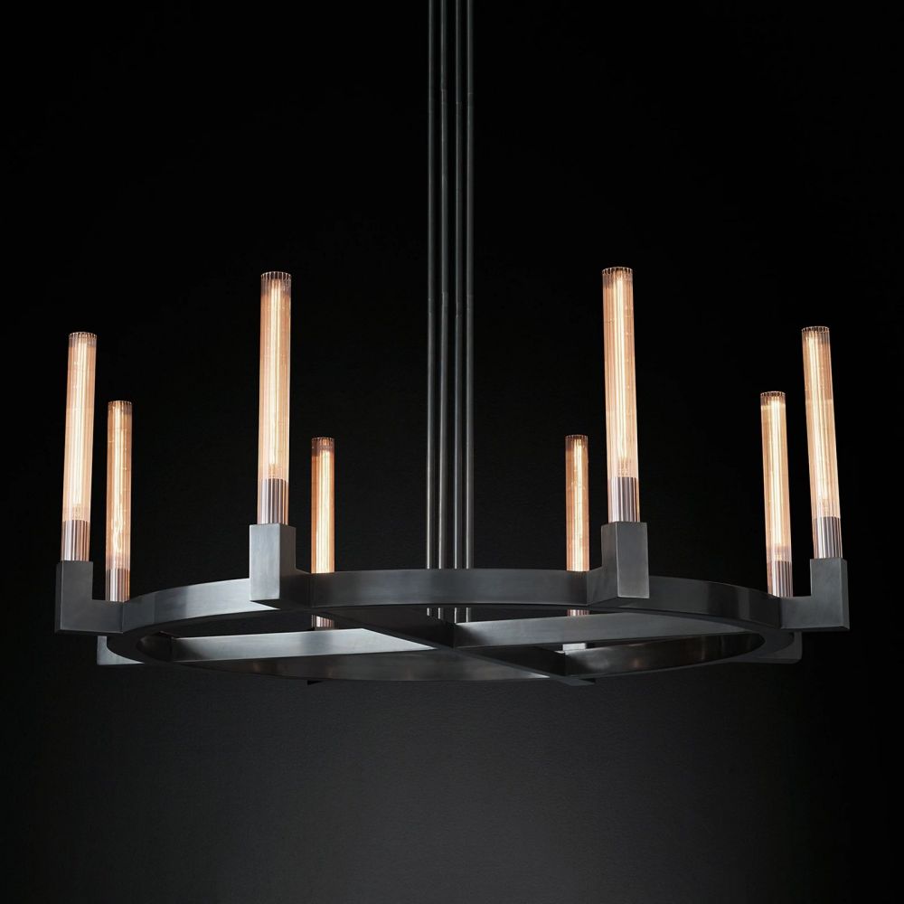 Cannel Round Chandelier-MEET LIGHTING