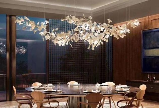 Ceramic Branch Chandelier-MEET LIGHTING