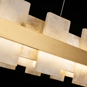 Charlene Marble Gol Modern Chandelier-MEET LIGHTING