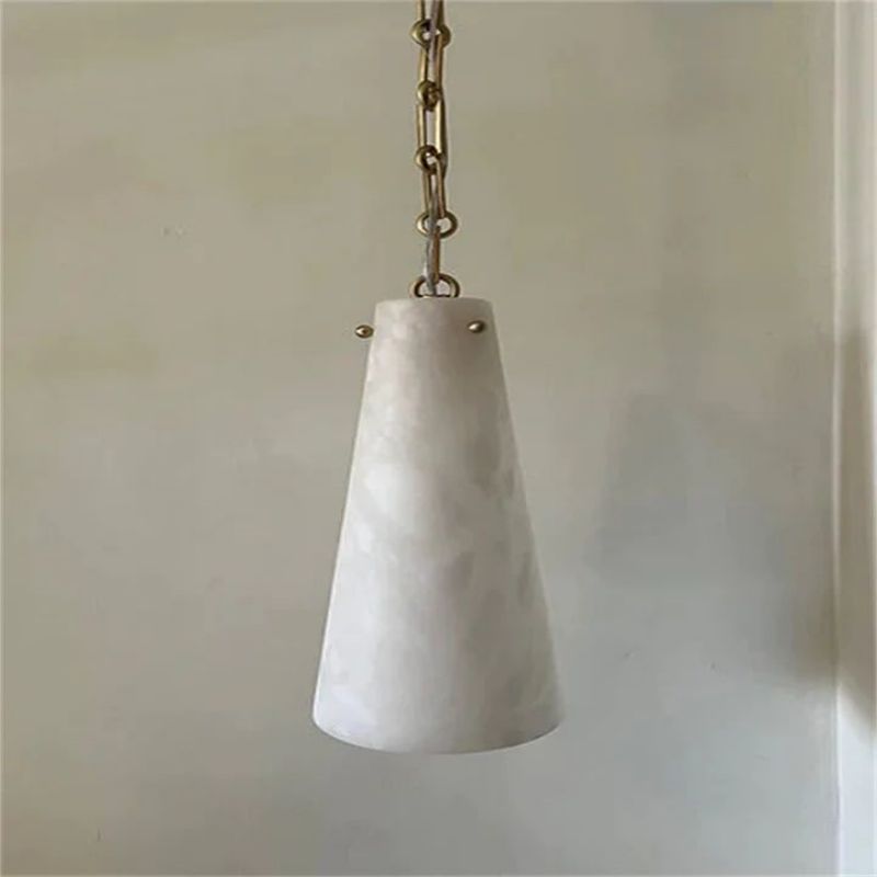 Lucia Marble Modern 3-Light Chandelier-MEET LIGHTING