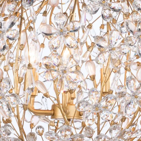 Cherish 6 Lights Spherical Chandelier 20"D-MEET LIGHTING