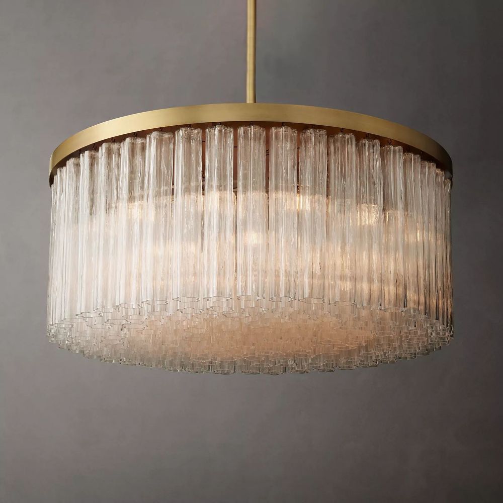 Clele Round Chandelier 48"-MEET LIGHTING