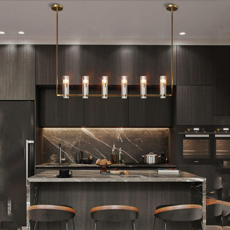 Cono Linear Chandelier for Dining Room-MEET LIGHTING