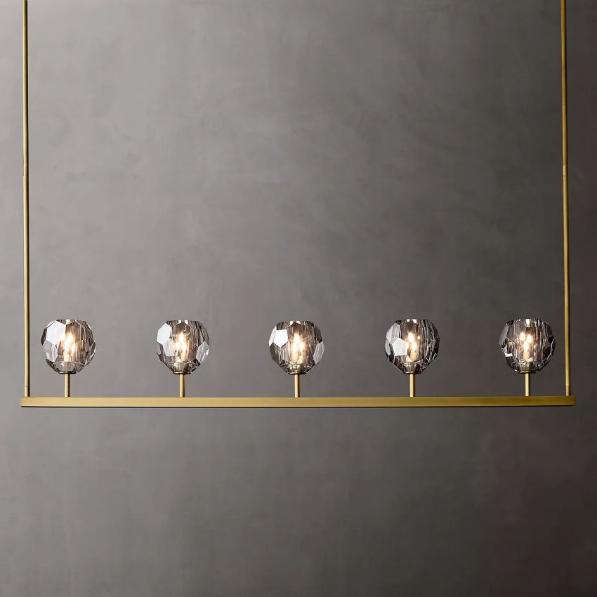Boule Linear Chandelier-MEET LIGHTING