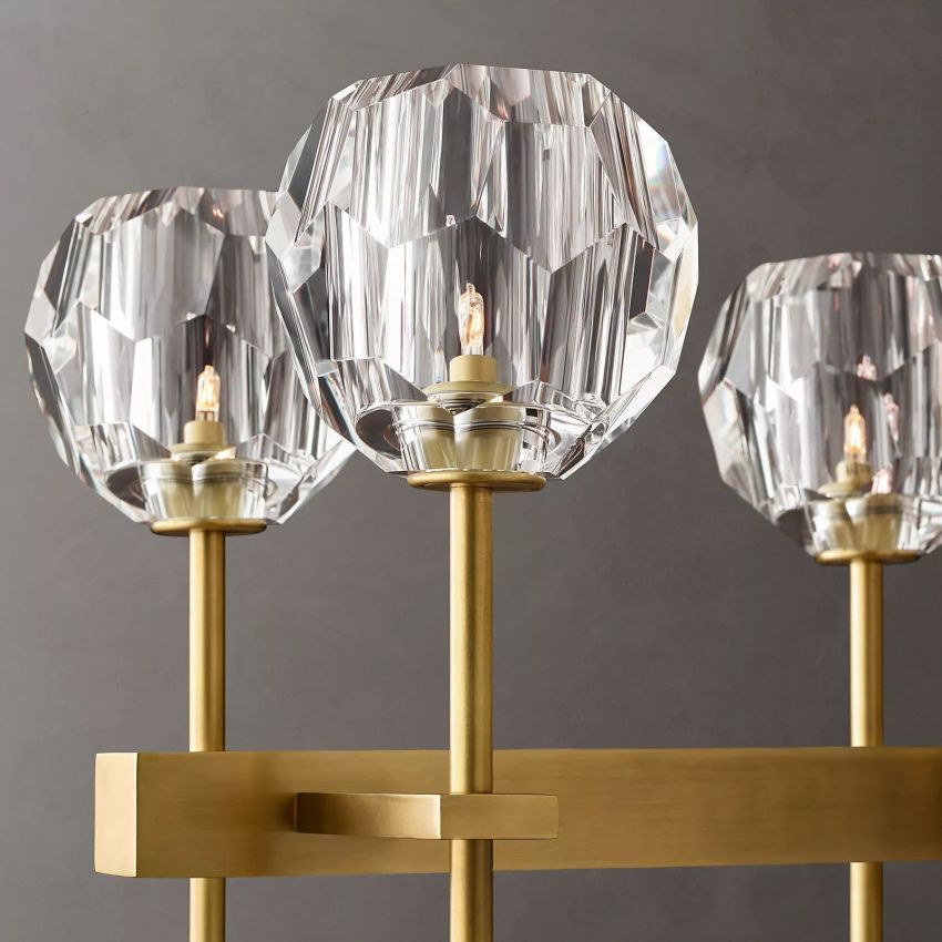 Boule Linear Chandelier-MEET LIGHTING
