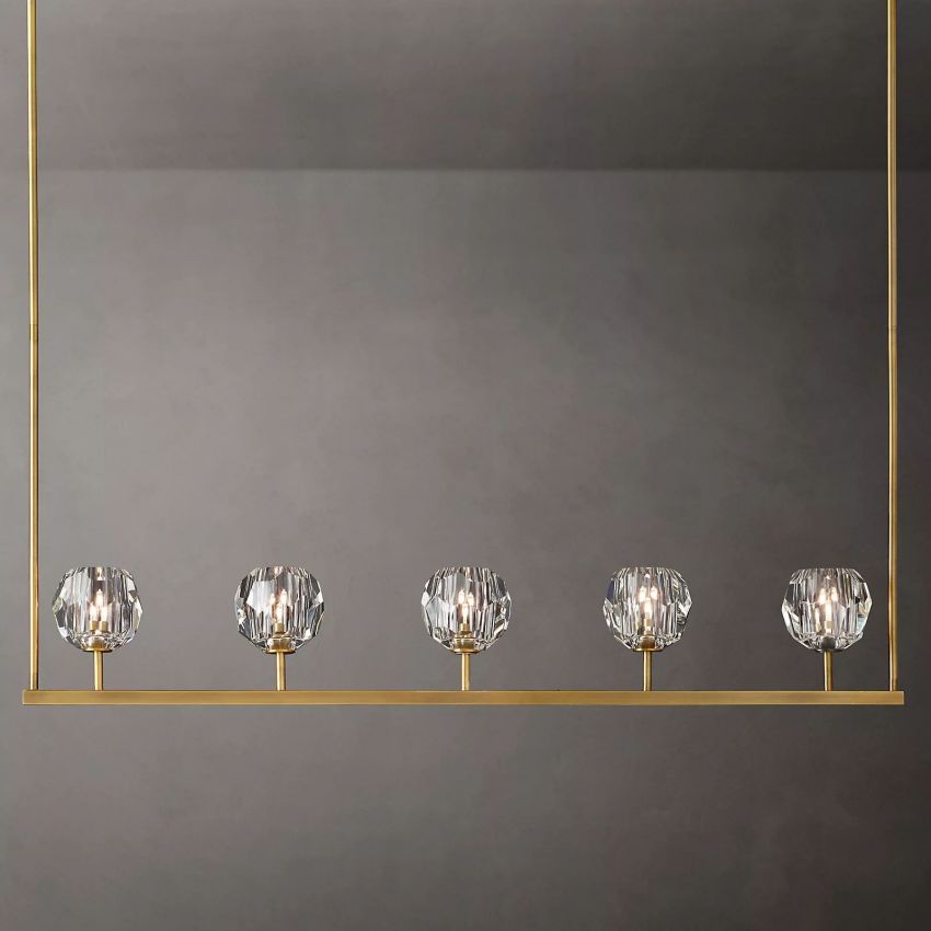 Boule Linear Chandelier-MEET LIGHTING