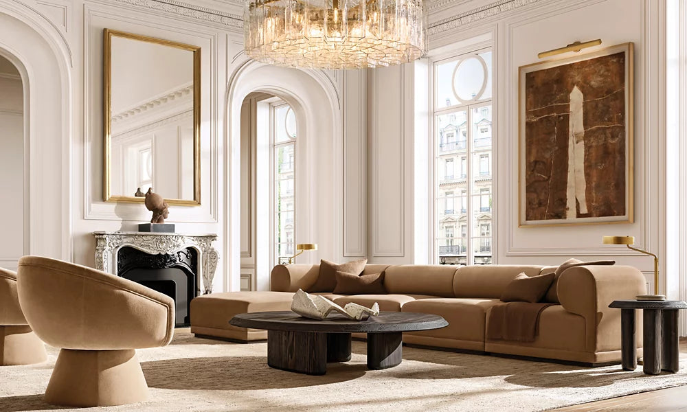 Lattic Clear Glass Round Chandelier 60"-MEET LIGHTING