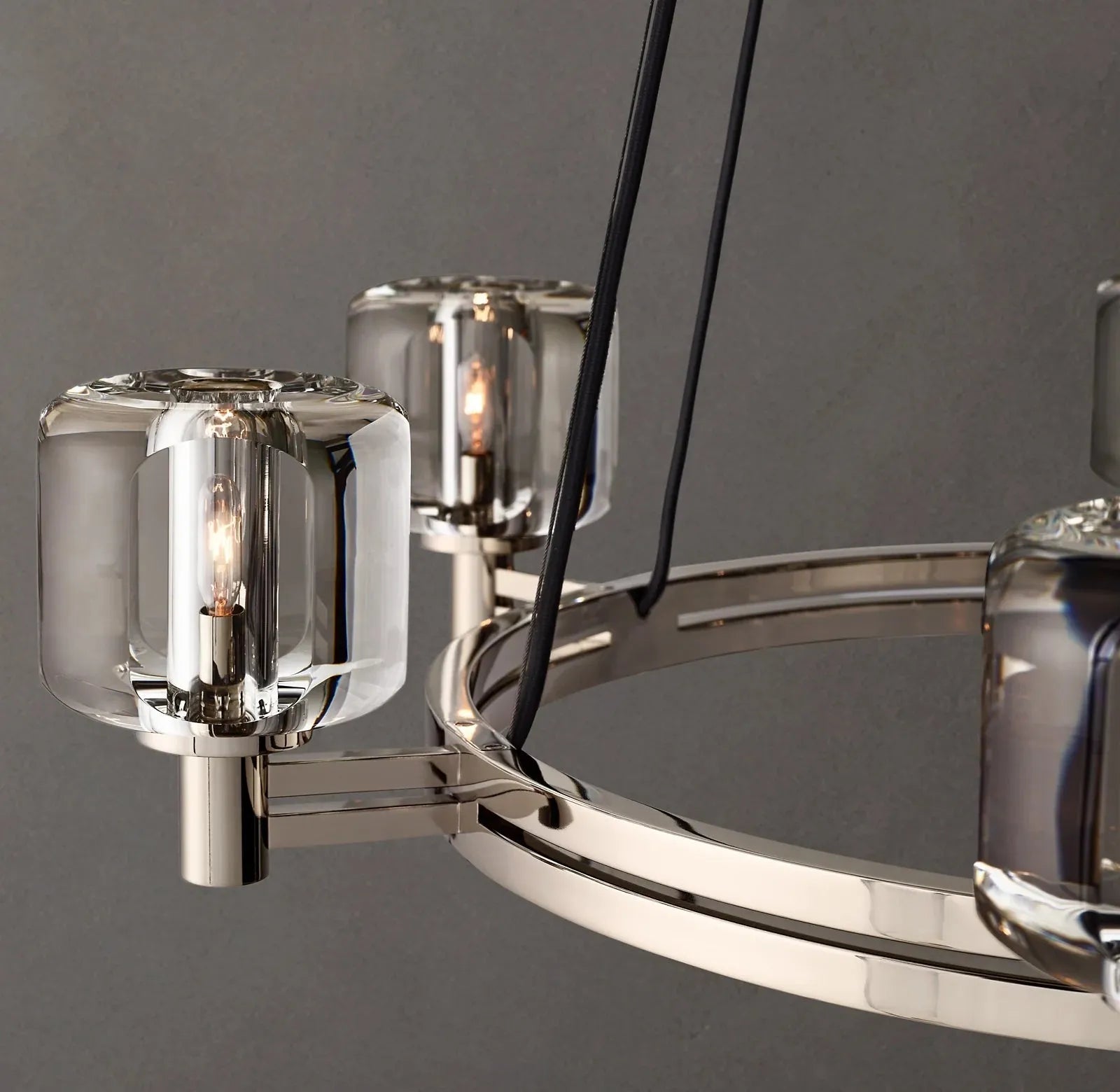 Demart Double Round Chandelier 48"-MEET LIGHTING