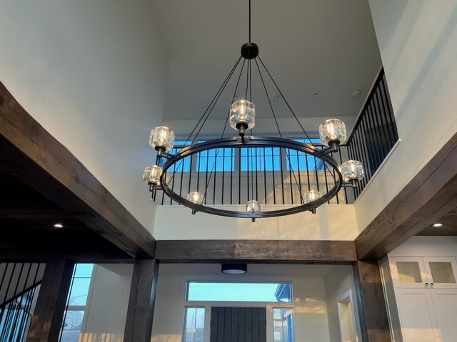 Demart Double Round Chandelier 48"-MEET LIGHTING