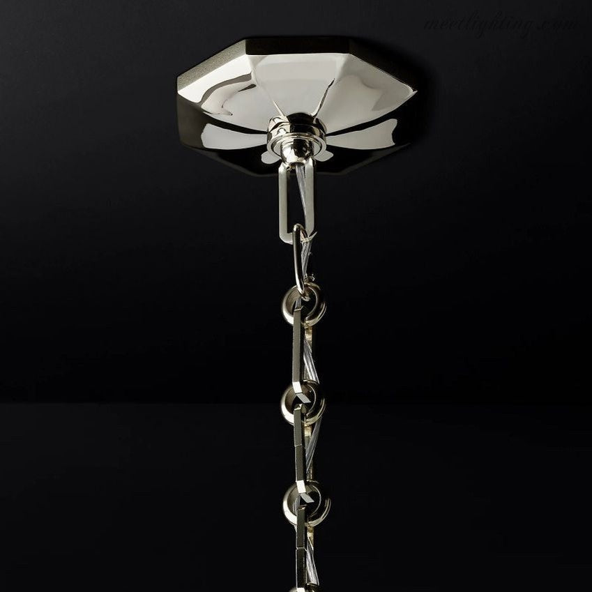Bonnington Crystal Round Chandelier 36"-MEET LIGHTING