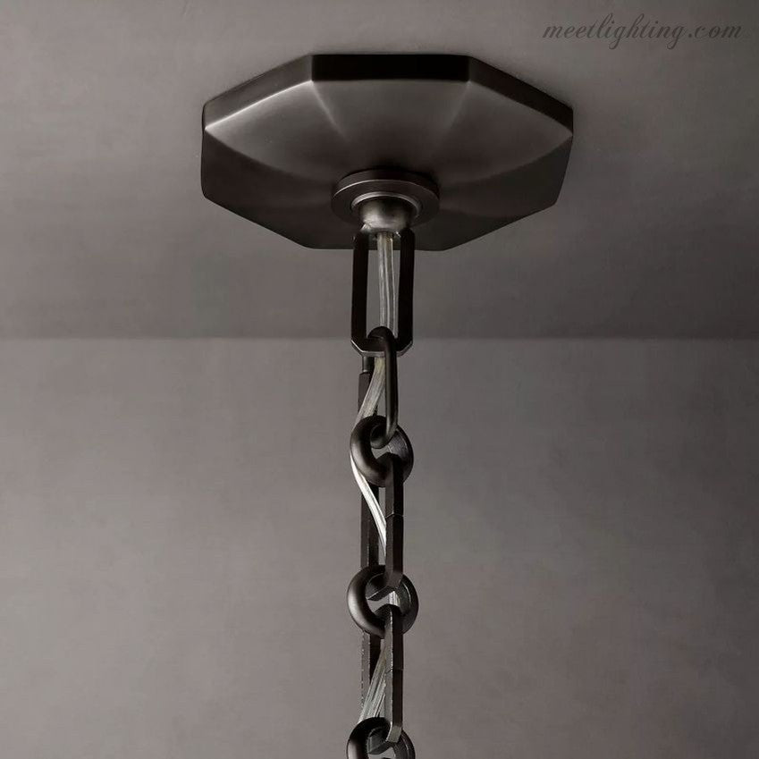Bonnington Crystal Round Chandelier 48"-MEET LIGHTING