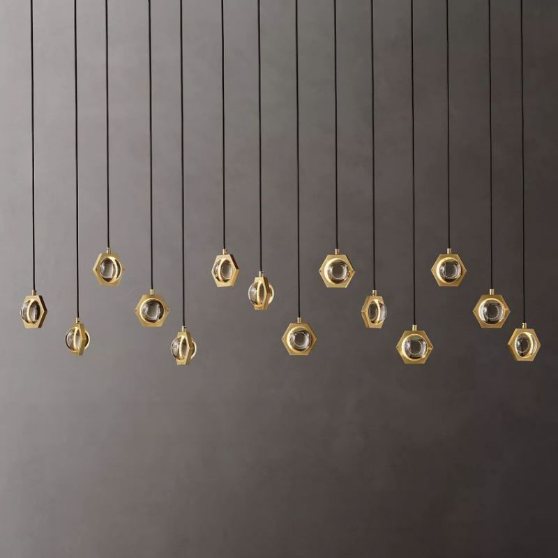 Ecbatant Linear Chandelier 54"-MEET LIGHTING